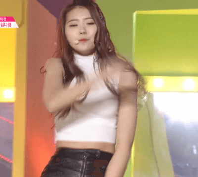 [프로듀스101] 본방에 앞서 믿고 보는 스톤나영의 핑거팁스 움짤 | 인스티즈