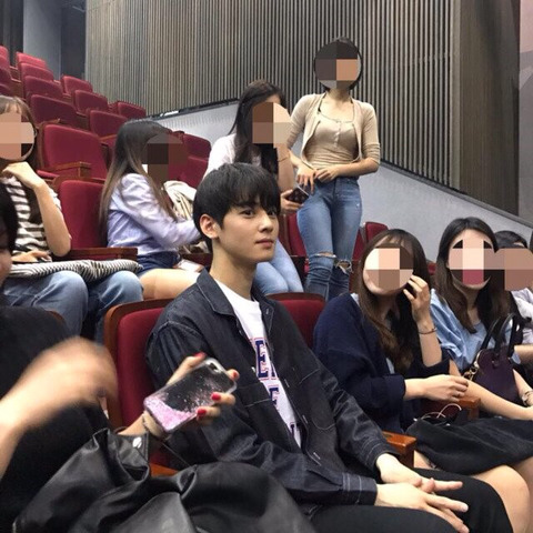 차은우와 눈싸움하다 현실 광대 터지는 조이와 웬디 (feat.슬기) | 인스티즈