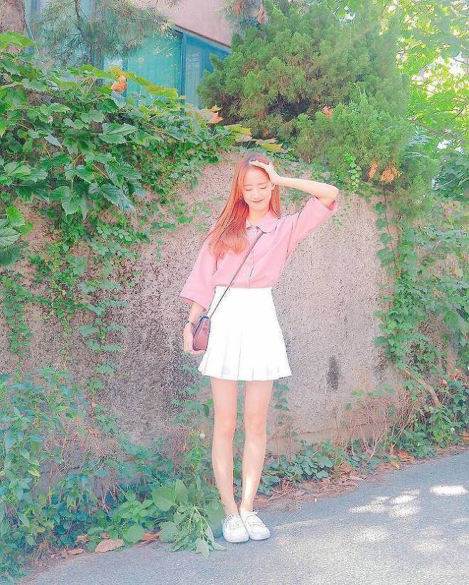 여친룩의 정석 에이프릴 나은 | 인스티즈