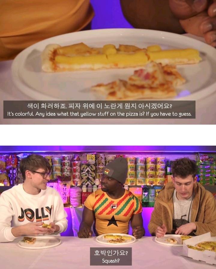 한국에서 고구마피자 처음 먹어본 가나 선수 | 인스티즈