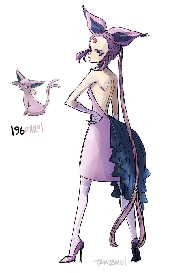 포켓몬을 의인화 한다면? -2세대 포켓몬 일러스트 | 인스티즈