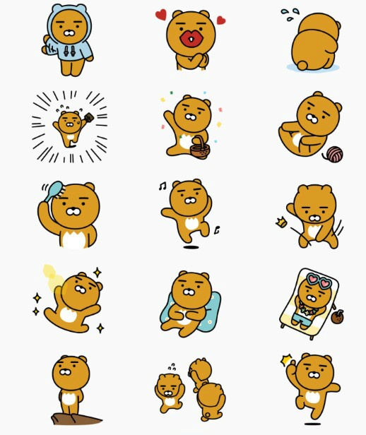 카톡 새로 나온 라이언 이모티콘.jpg | 인스티즈