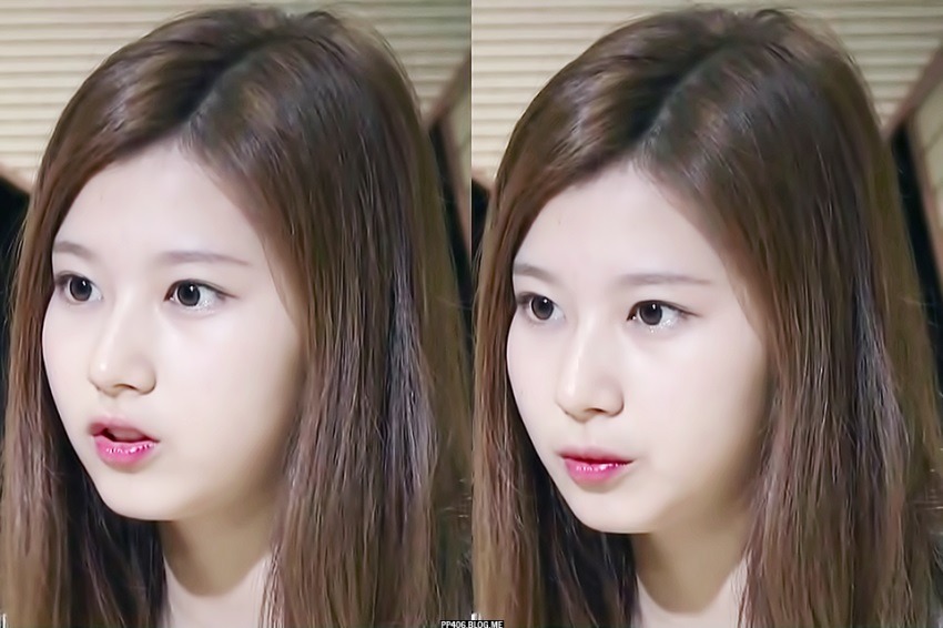 눈이 큰 트와이스 사나.gif | 인스티즈