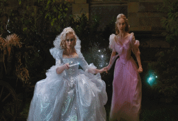 디즈니 실사판 신데렐라 변신 장면 비교.gif | 인스티즈