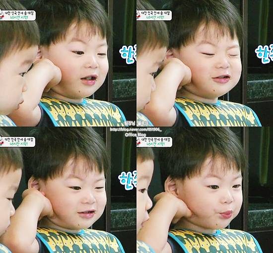 태어날때부터 윙크하던 아기 송만세.jpgif | 인스티즈