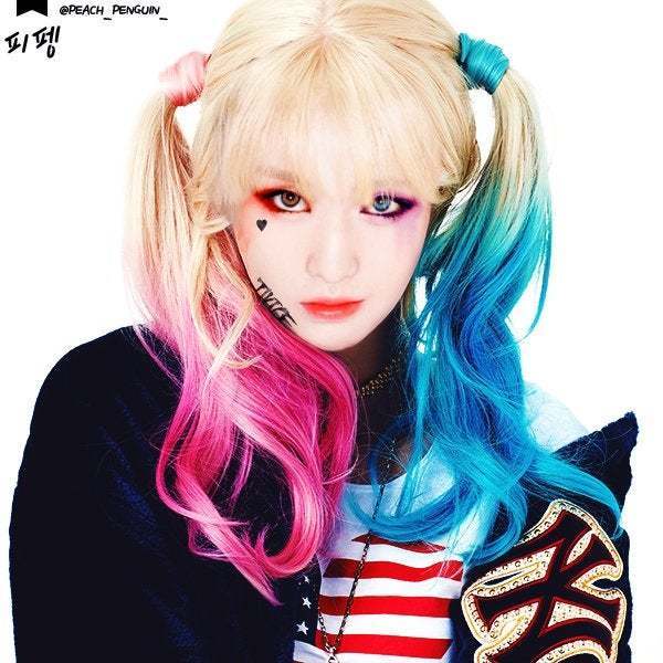 여자 연예인 할리퀸 코스프레 모음.jpg | 인스티즈