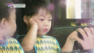 태어날때부터 윙크하던 아기 송만세.jpgif | 인스티즈