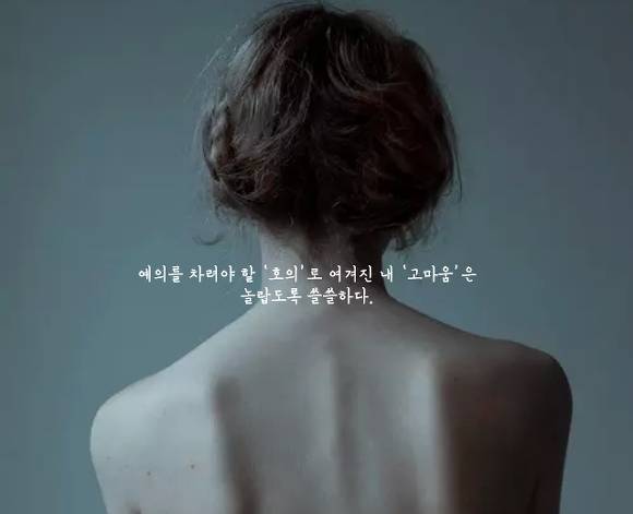  세상에는 나를 아껴주는 사람이 없고 나 역시 아무도 아끼지 않는다 | 인스티즈