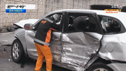 블랙박스로 본 세상-견인차 사고.gif | 인스티즈