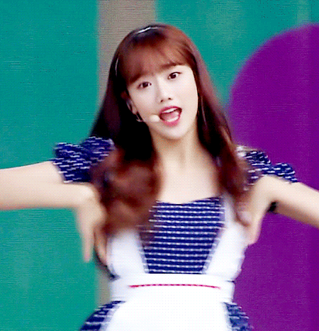 식스틴하기 전에 회사옮긴 jyp출신 에이프릴 멤버.gif | 인스티즈