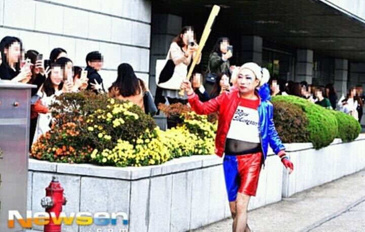 오늘자 박명수 할리퀸 코스프레 사진들 | 인스티즈