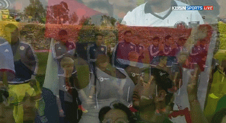 오늘자 콜롬비아 vs 파라과이 관중 하이라이트 | 인스티즈