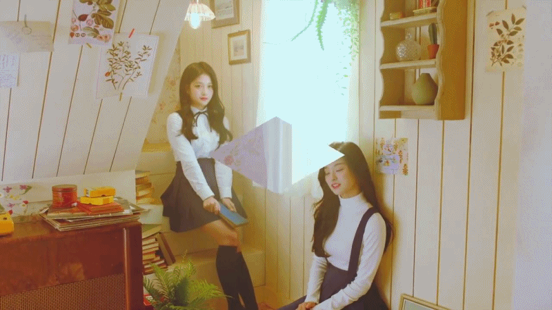 fromis_9 - 유리구두 MV 움짤 (이나경,박지원) | 인스티즈