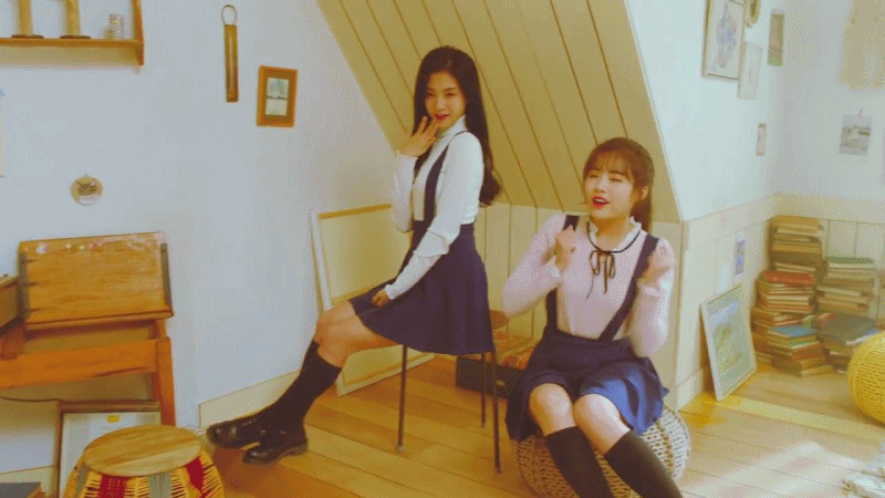 fromis_9 - 유리구두 MV 움짤 (이나경,박지원) | 인스티즈