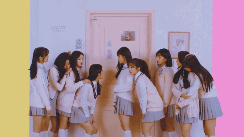 fromis_9 - 유리구두 MV 움짤 (이나경,박지원) | 인스티즈