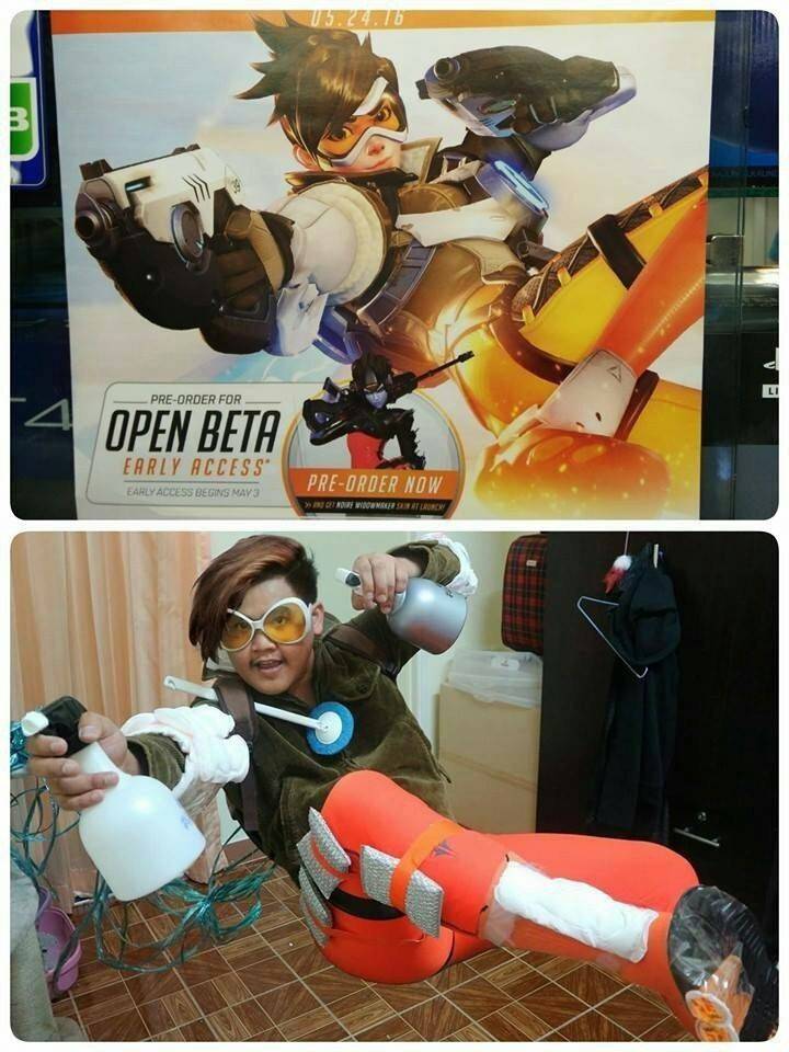 [안구주의] 시메트라와 트레이서 저가형 코스프레 | 인스티즈