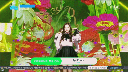 [데이터주의] 170107 음중 에이프릴 - 봄의 나라 이야기.gif | 인스티즈