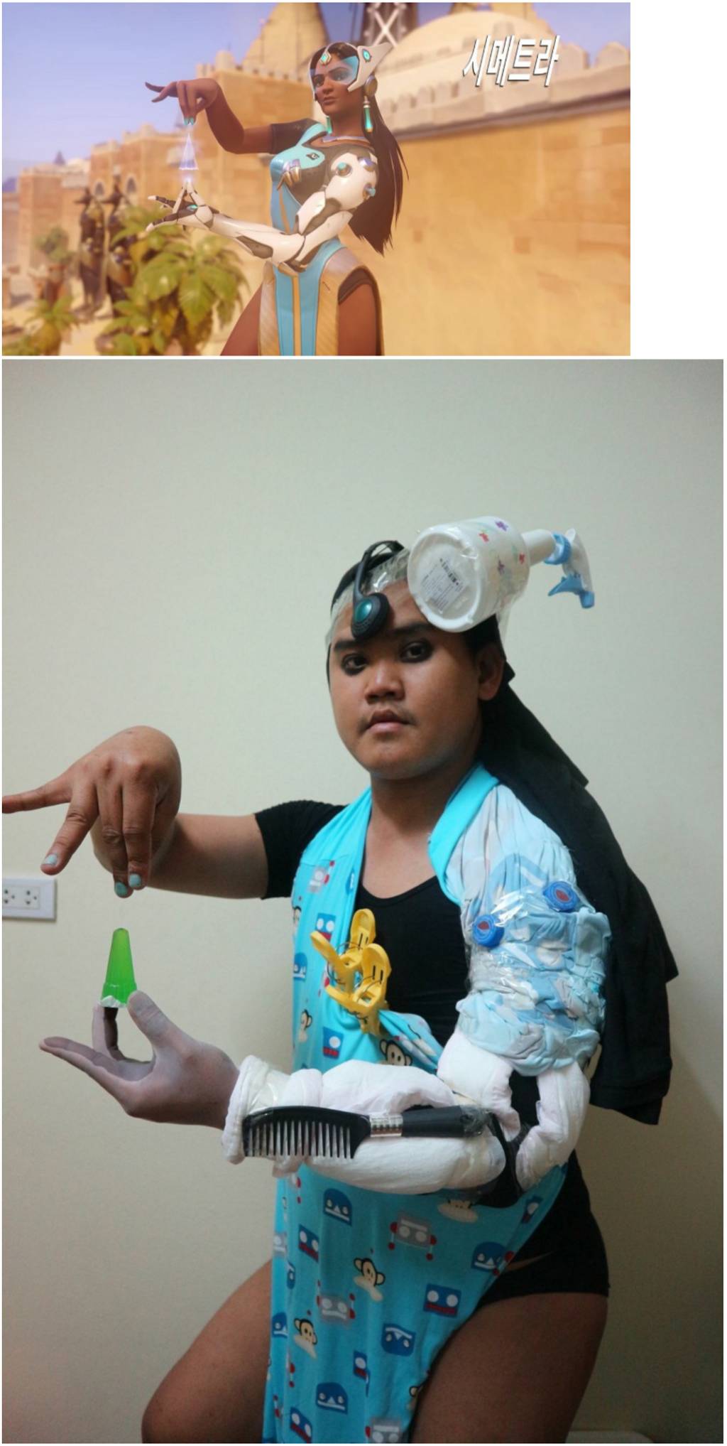 [안구주의] 시메트라와 트레이서 저가형 코스프레 | 인스티즈