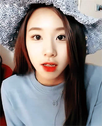 브이앱 트와이스 채영.gif | 인스티즈