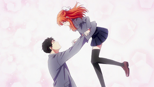  애니 속 교복 입은 커플들 | 인스티즈