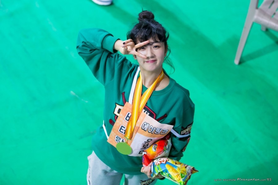 아육대 뽀글이 보미 (feat 고릴라) | 인스티즈