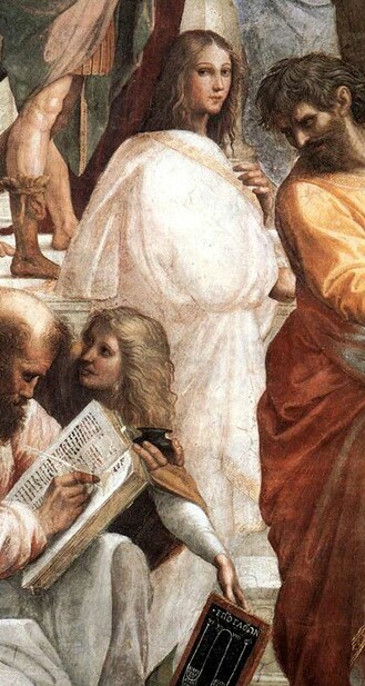 당신이 몰랐던 인물 : 아테네 학당 속 히파티아 | 인스티즈