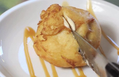 어떤 맛일지 궁금한 아이스크림 튀김 | 인스티즈