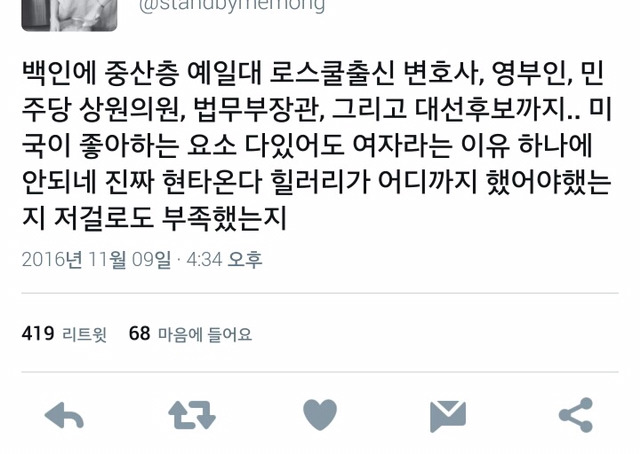 힐러리가 패배한 이유..? | 인스티즈