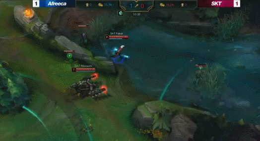 [LOL] 또 귀환하다 죽은 페이커.gif | 인스티즈