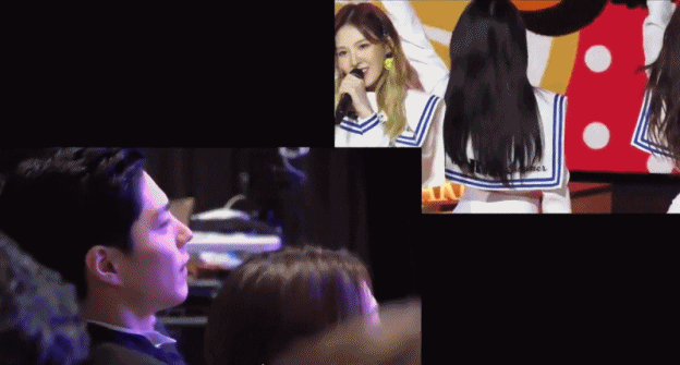 시상식에서 눈 마주친 박보검&아이린.gif | 인스티즈