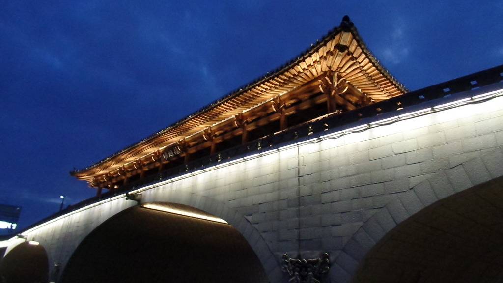 전주한옥마을 남천교 아치형의 아름다운 다리위의 한옥 누각 설경 및 야경 (안구정화) | 인스티즈