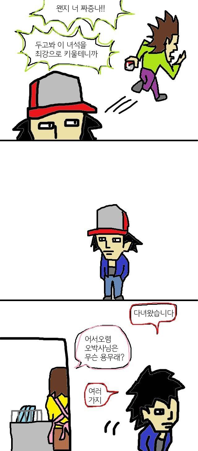 [2ch번역] 한가해서 포켓몬좀 그려봤다 오바람입장에서 | 인스티즈