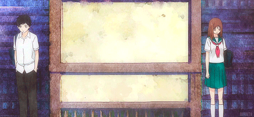  애니 속 교복 입은 커플들 | 인스티즈