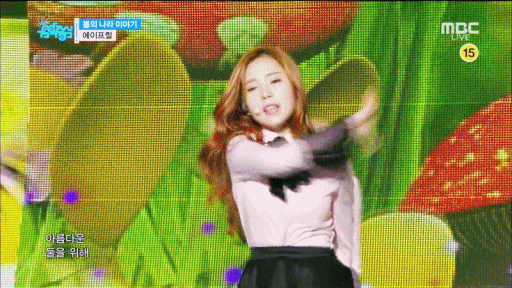 [데이터주의] 170107 음중 에이프릴 - 봄의 나라 이야기.gif | 인스티즈