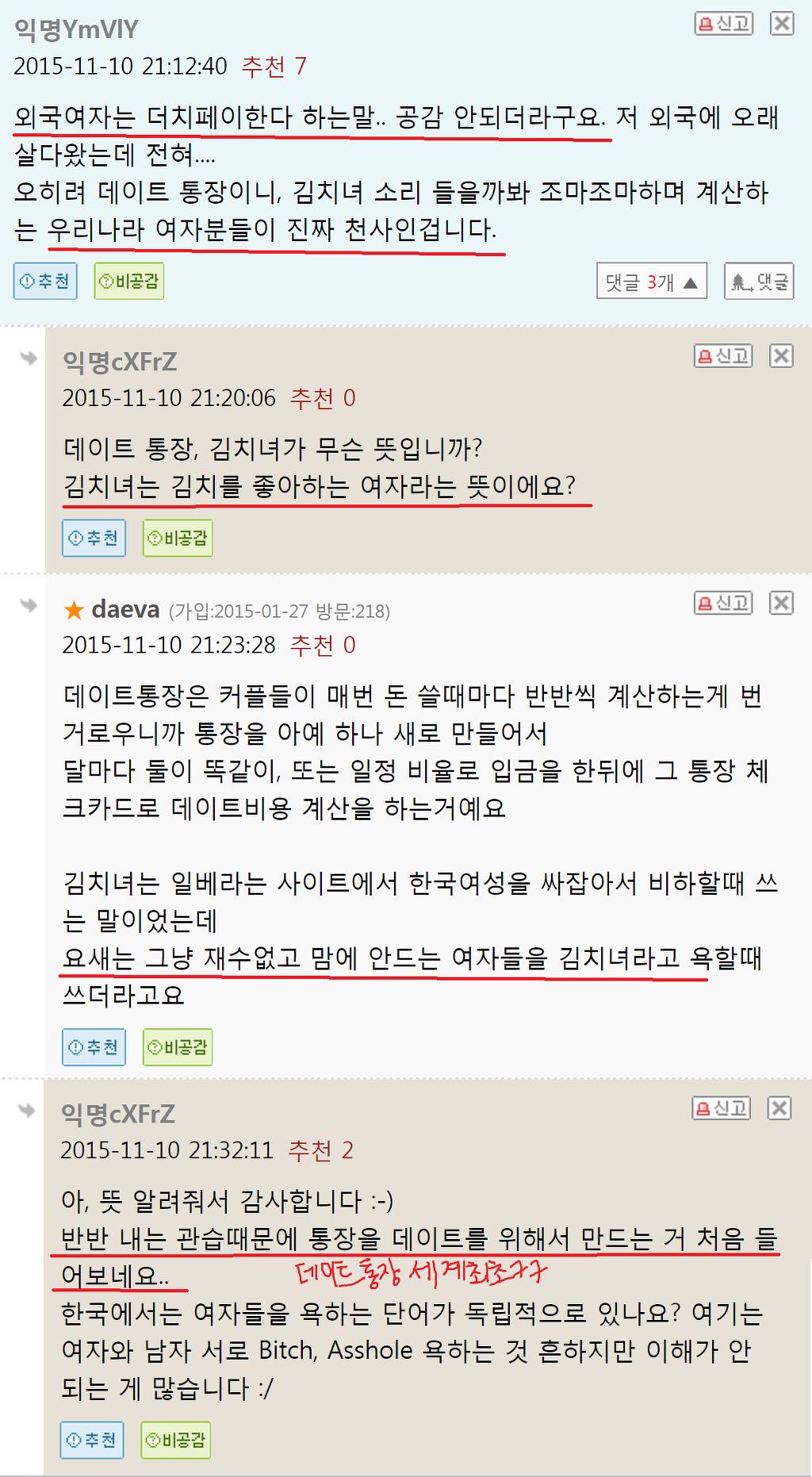 여자가 데이트 할때 돈도 냅니까? (feat. 충격받은 네덜란드교포) | 인스티즈