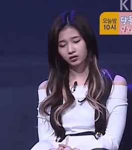 [트와이스] 살인스케쥴중 장시간 예능촬영에 조는 사나 | 인스티즈