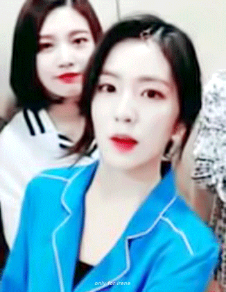 파랑파랑한 아이린.gif | 인스티즈