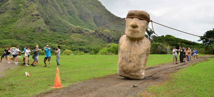 이스터 섬의 모아이 석상 실제 크기와 진실.truth | 인스티즈
