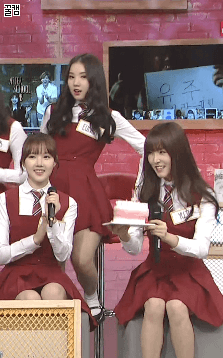 [여자친구] 멍청미 돋는 은하 ㅋㅋㅋ.gif | 인스티즈