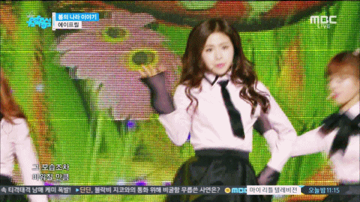 [데이터주의] 170107 음중 에이프릴 - 봄의 나라 이야기.gif | 인스티즈