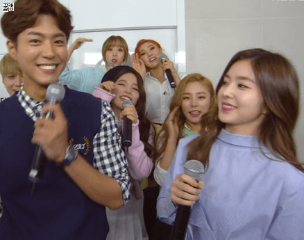 마마무 뮤뱅 대기실(feat.아이린).gif | 인스티즈