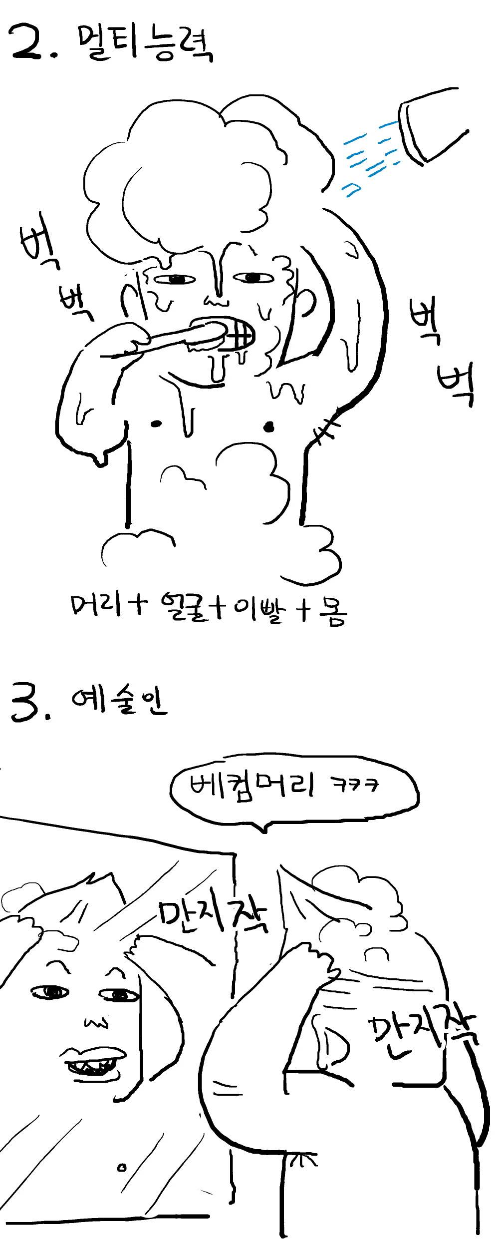 남자들이 샤워하는 흔한 방법 (꺄르르르) | 인스티즈