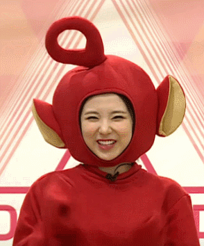 [프로듀스101] 푼수美로 투탑을 달리는 연습생.gif | 인스티즈