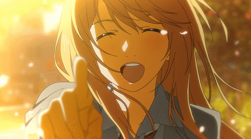 애니메이션 속 여캐들의 미소.gif | 인스티즈