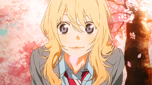 애니메이션 속 여캐들의 미소.gif | 인스티즈