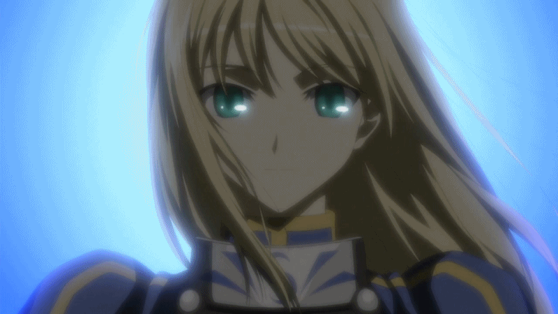 애니메이션 속 여캐들의 미소.gif | 인스티즈