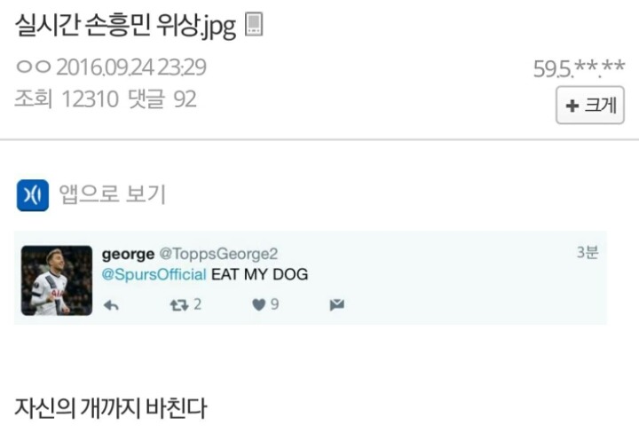 손흥민 때문에 주모 과로사 중.jpg | 인스티즈