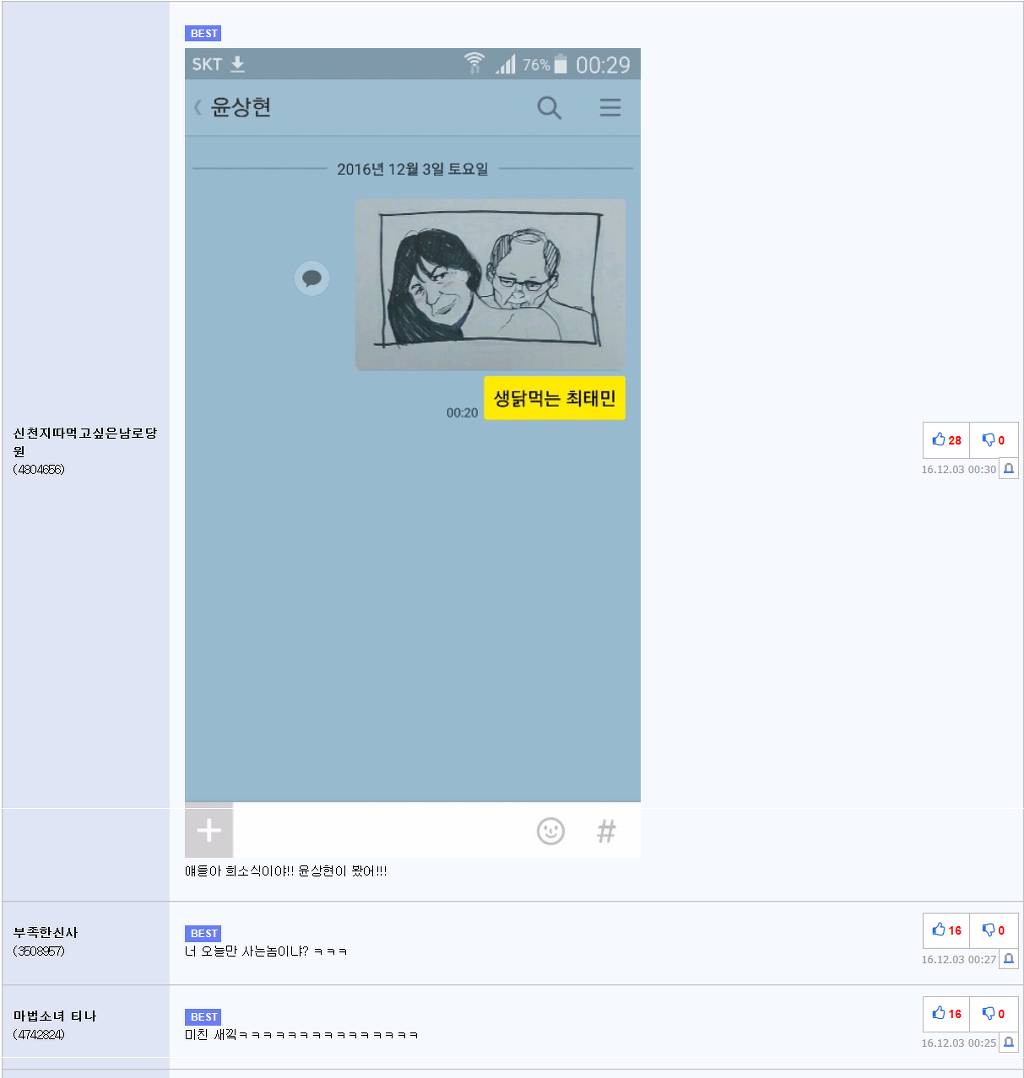 ㅅㄴㄹ당 윤ㅅㅎ의원에게 그림 그려줬다.jpg | 인스티즈