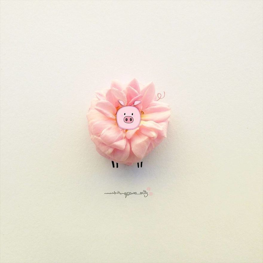 꽃과 일러스트 | 인스티즈