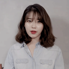 아이유 "오늘 하루도 화이팅!".gif | 인스티즈